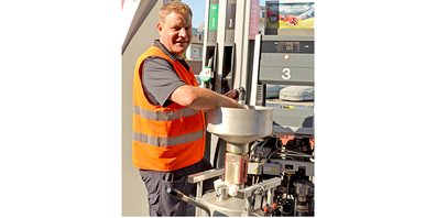Peter Schilter bei der Arbeit. 