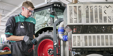 Zwei Jugendliche haben sich in diesem Jahr für eine Ausbildung als LandmaschinenmechanikerIn entschieden. (Themenbild)