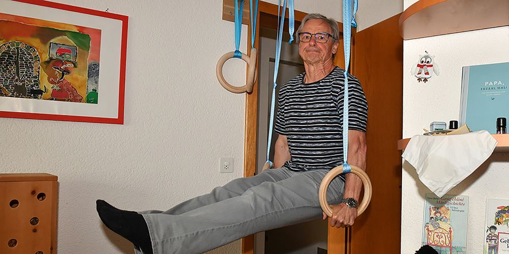 Walter Egli ist noch immer fit. 