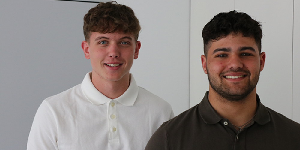 Eliah Calonder und Fabian Fraefel.