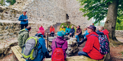 VVW-Frühlingswanderung zur Ruine Ramschwag.