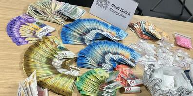 Am Wohnort des verhafteten Dealers beschlagnahmten die Fahnder ein ganzes Arsenal verschiedener Drogen sowie Bargeld in verschiedenen Währungen.