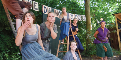 Die Proben laufen eine Woche zuvor auf Hochtouren. 