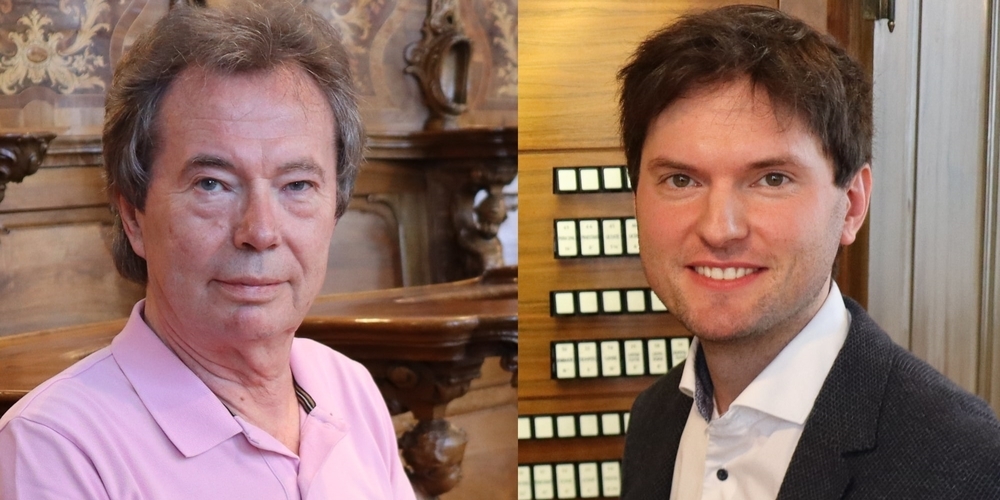 Willibald Guggenmos (l.) geht als Domorganist von St.Gallen in Pension. Christoph Schönfelder rückt nach. Beide sind aus Bayern.