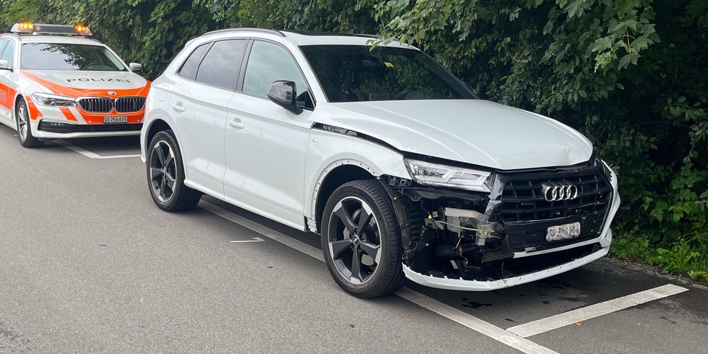 Das Auto der unfallverursachenden Lenkerin.