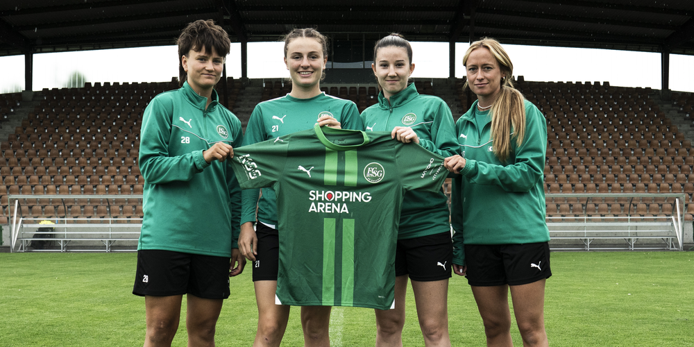 V.l.n.r.; Noa Schärz, Fabienne Dörig, Chantal Wyser, Larissa Weber.