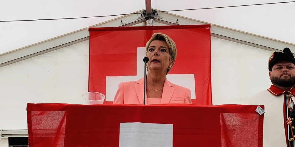 Karin Keller-Suter, Bundespräsidentin. (Archiv)