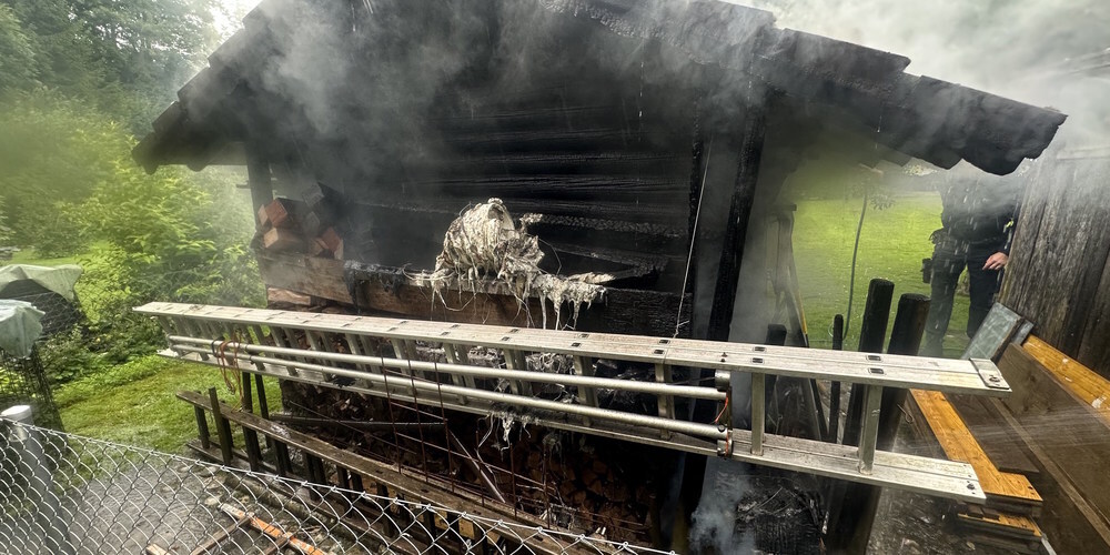 Beim Brand entstand Sachschaden von über 10'000 Franken.