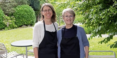 Doris Wagner (links) übernimmt die Führung des Biolade Oberuzwil von Cornelia Hollenstein.