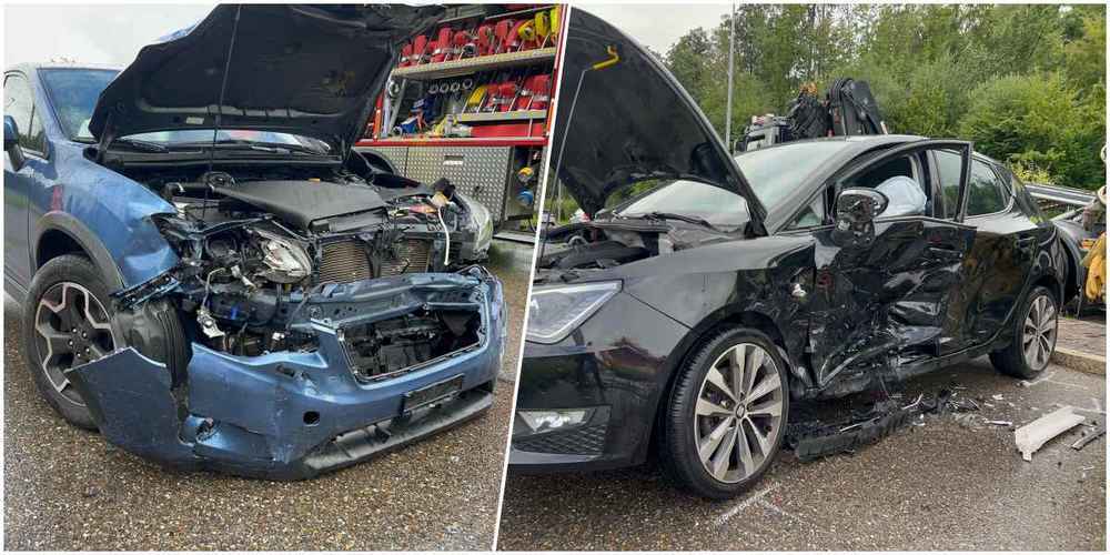 Eine Person wurde vom Rettungsdienst ins Spital gebracht. 