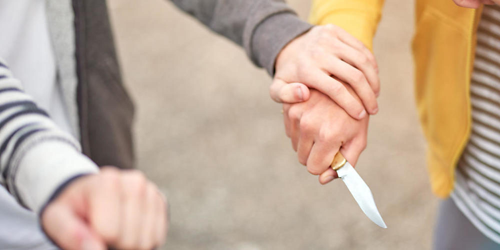 Bei einer Auseinandersetzung in St. Gallen verletzte ein Mann seinen Kontrahenten mit einem Messer. (Symbolbild)