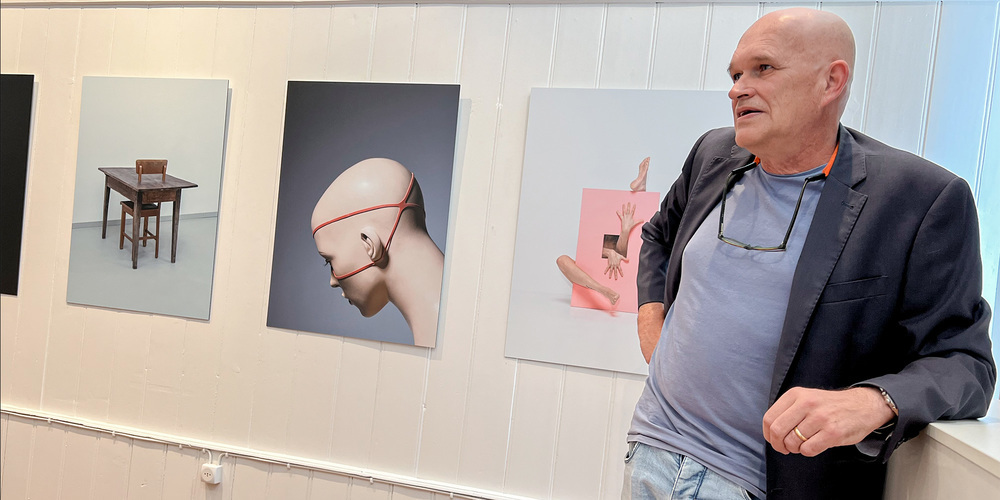 Das Atelier im artfacts ist geschmückt mit fotografischen Kunstwerken von Johannes Eules.