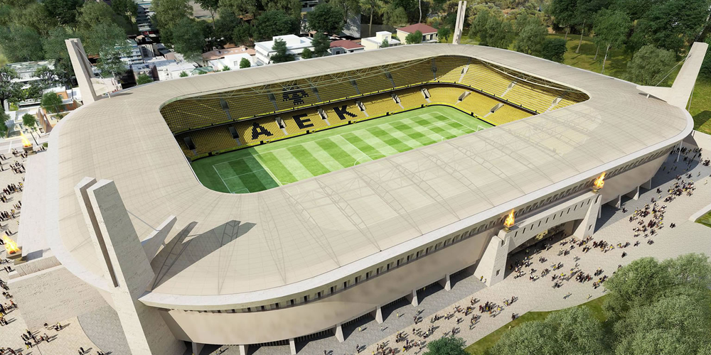 Im Stadion von AEK Athen hätte die Partie stattgefunden.