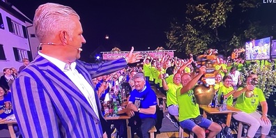 Jubelnde St.Galler – nur nicht aus dem grünen Ring.