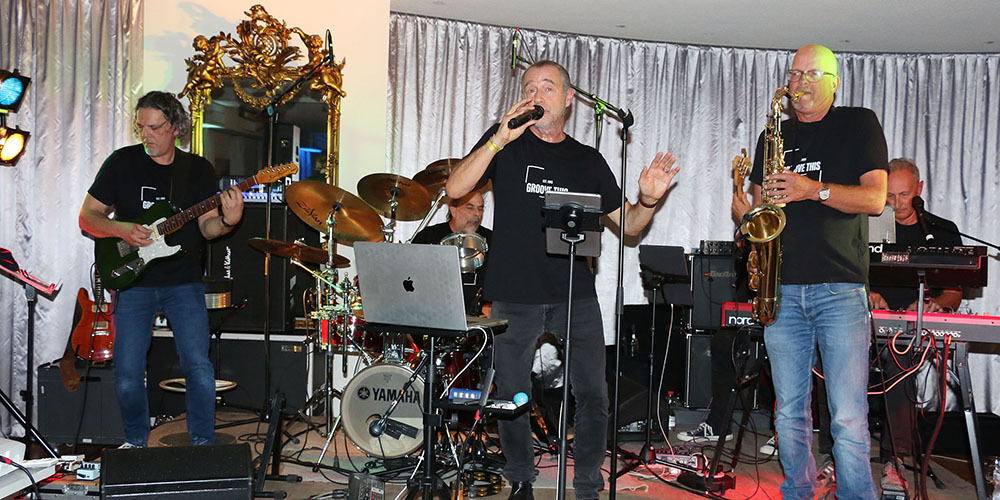 Die Band Groove This sorgte am Jubiläumskonzert für gute Stimmung.