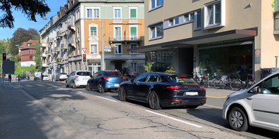 An der Kreuzung Brunau-/Rieterstrasse werden von der A3 kommende Autos zukünftig nur noch rechts abbiegen können.