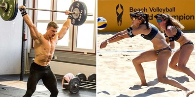 Die Gemeinde Reichenburg empfängt den Functional-Fitness-Crack Jan Matiaska und das Beach-Volleyball-Team Tania Hüberli/Nina Brunner. 