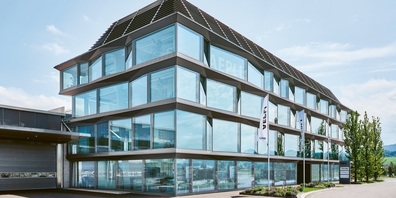 Der neue Firmensitz der Aepli Metallbau AG in der Sommerau, Gossau.