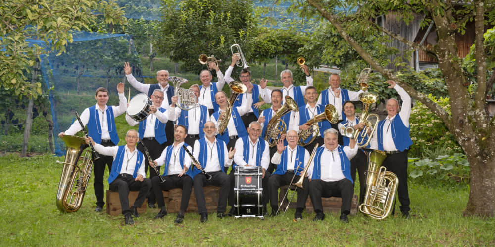 Die Goldbergmusikanten Schmerikon unter der Leitung von Ernst Frischknecht.