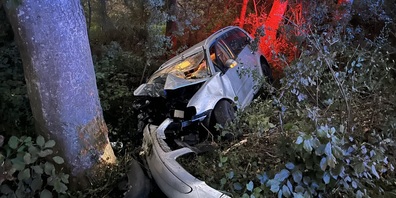 Zum Glück hat die Fahrerin diesen Unfall überlebt