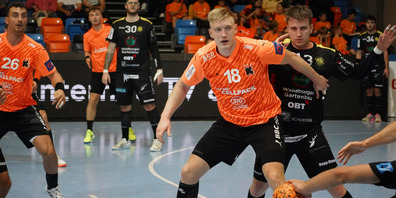 Ariel Pietrasik (18) hat seine Oberschenkelverletzung auskuriert und durfte gestern Samstag seinen ersten Einsatz für die Kadetten verzeichnen. 