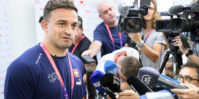 Umjubelter Rückkehrer: Xherdan Shaqiri ist zurück in seiner Heimat.