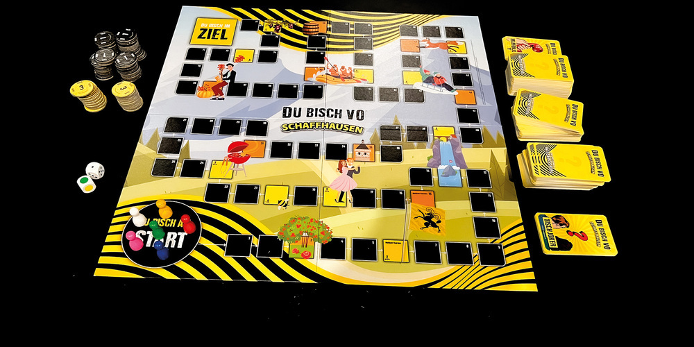 Das Wissensspiel «Du bisch vo Schaffhausen» hält die Schaffhauser Hirnzellen mit den vielen regionalen und nationalen Quizfragen zünftig auf Trab. 