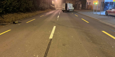 Bild von der Unfallstelle