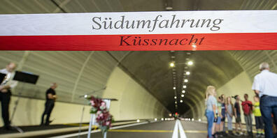 Die erste Etappe der Südumfahrung von Küssnacht war vor drei Jahren eröffnet worden. (Archivaufnahme)