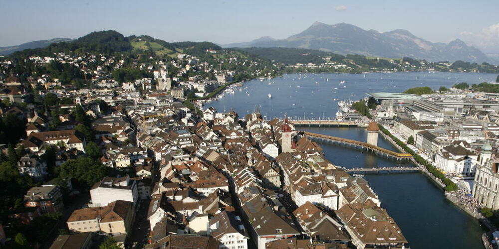 Dunkle Wolken scheint es am finanzpolitischen Himmel über Luzern keine zu geben. (Archivaufnahme)