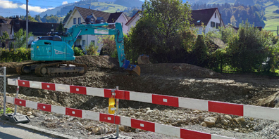Hier stand einst der Kindergarten Hof. 
