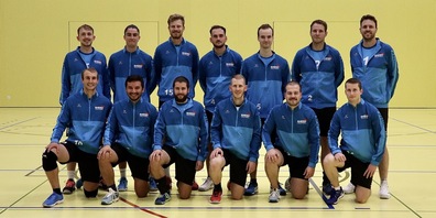 Das im Cup gegen Wittenbach erfolgreiche Herrenteam von Rheno Volley