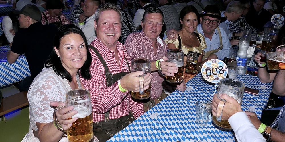Beste Stimmung herrschte unter den Besuchern