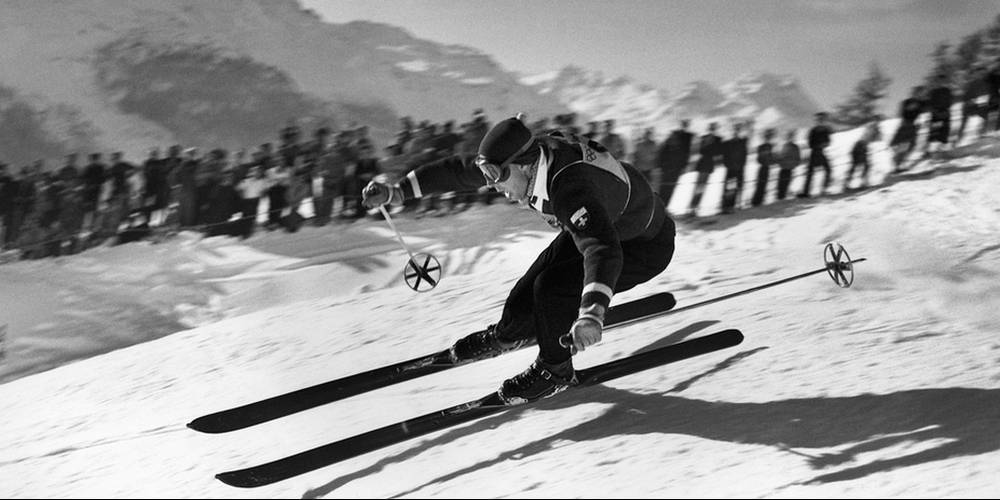 Karl Molitor aus Wengen gewann an den letzten Olympischen Winterspielen in der Schweiz (1948, St.Moritz) Bronze in der Abfahrt