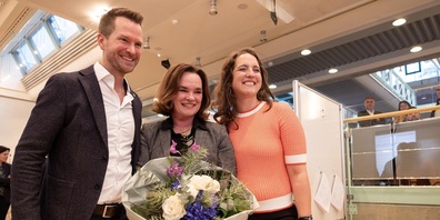Die neuen Thurgauer Nationalrätinnen und Nationalräte (v.l.): Pascal Schmid (SVP), Nina Schläfli (SP) und Kristiane Vietze (FDP).