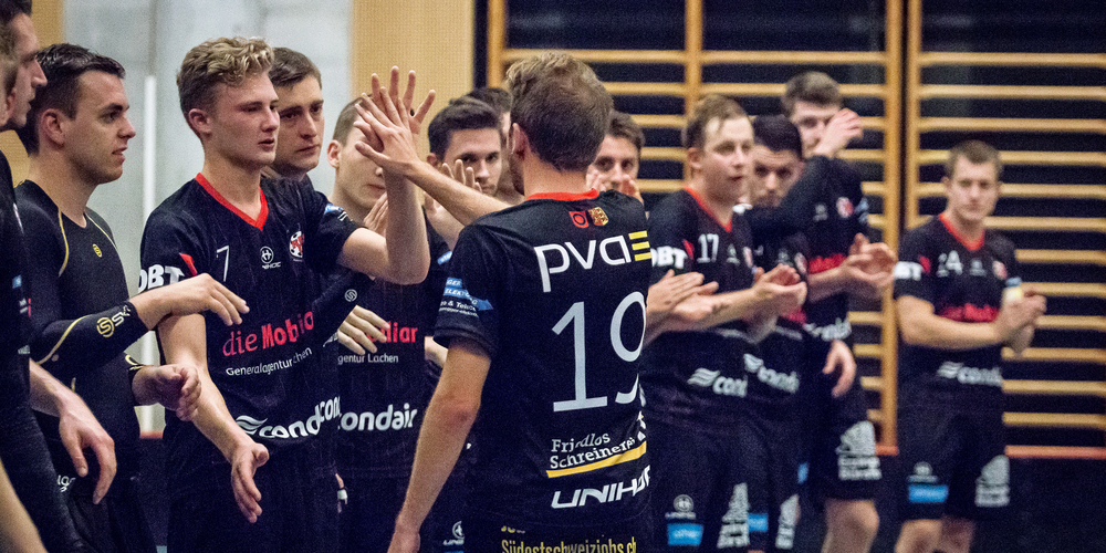 Die Altendörfler NLB-Unihockeyaner der Red Devils starten die Meisterschaft heute auswärts in Grünenmatt. (Bild: Franz Feldmann) 