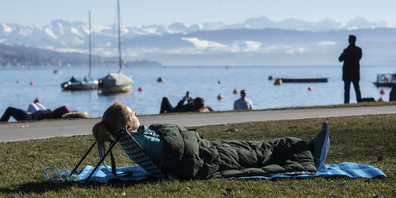 Fast schon sommerlich, dieser Winter. (Bild: Keystone)
