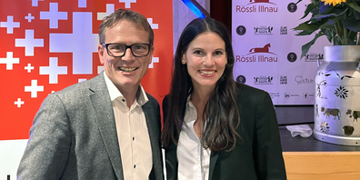 SVP-Fraktionschef Martin Hübscher – hier zusammen mit der ebenfalls gewählten Nina Fehr Düsel – tritt aus dem Kantonsrat zurück.