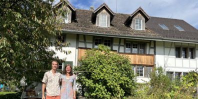 Im restaurierten Riegelhaus von 1643 bieten Heike Klingebiel und Christoph Steinbach Auszeiten und Retreats an.