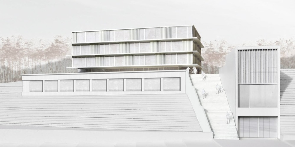 So könnte das neue Schulhaus aussehen. 