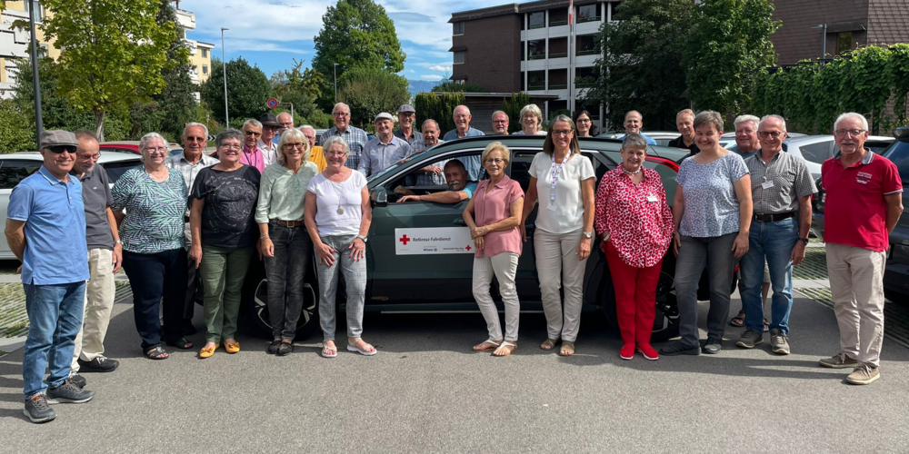 Die Freiwilligen vom Rotkreuz-Fahrdienst der Region Zürichsee-Linth.