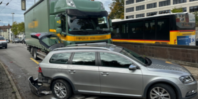 Bild von der Unfallstelle