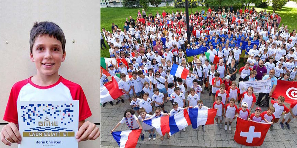 Das Schmerkner Mathematik-Talent Jorin Christen (l.) erreichte im internationalen Final die Top Ten.