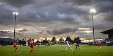 Schöne Aussichten auf dem Grünfeld: Die sportlichen Wolken haben sich verzogen.