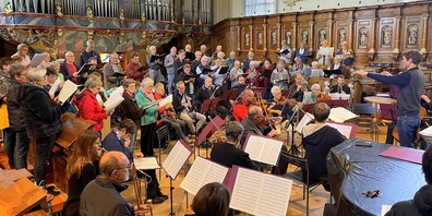 Festliche Musik im November an drei Aufführungsorten, am 5. November in der Klosterkiche Fischingen.