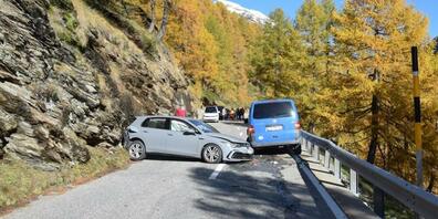 Beim frontalen Zusammenstoss wurden in Poschiavo drei Personen verletzt.