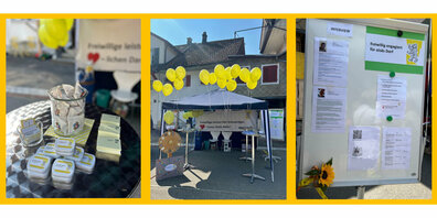 Dorfmärt 2023 - Stand Freiwilligenarbeit Bäretswil.