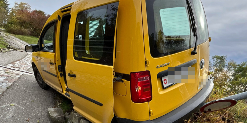 Bild vom Unfallwagen.