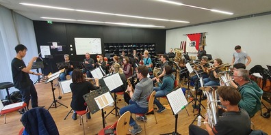 Der Musikverein Heerbrugg probte für seine Abendunterhaltung