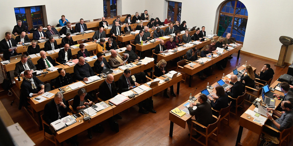 Das Stadtparlament tagt jeweils im Waaghaus